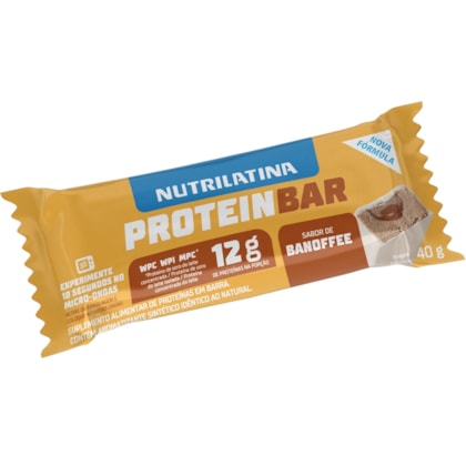 Barra de Proteína Banoffee 40g - Nutrilatina