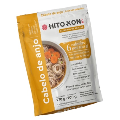 Cabelo de Anjo de Konjac Hito Kon - 270g