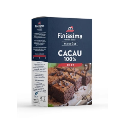Cacau em Pó 100% Finíssima - 200g
