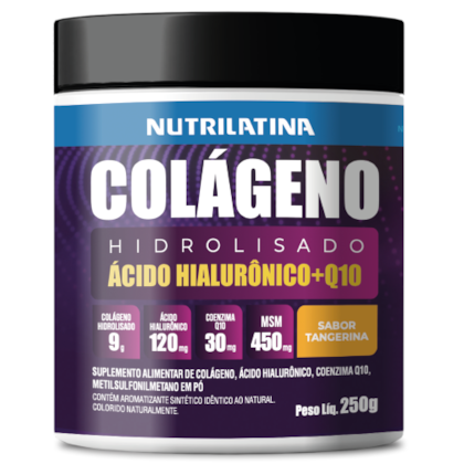 Colágeno Hidrolisado | Tangerina 250g - Nutrilatina