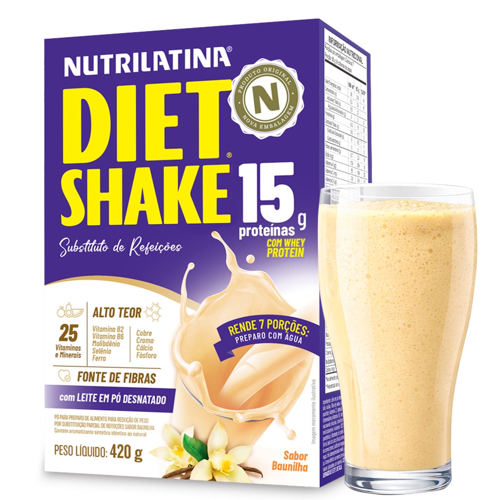 Diet Shake Nutrilatina 420g - Banana | Nutrilatina