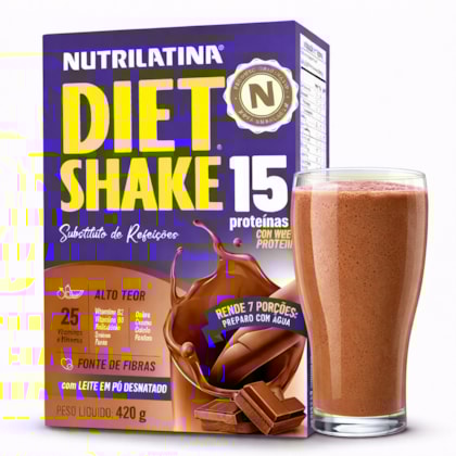 Diet Shake Nutrilatina 420g - Chocolate