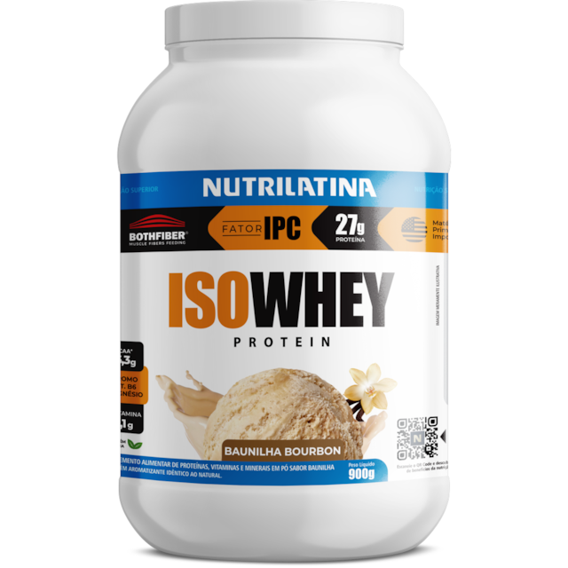 ISO Whey Baunilha 900g - Nutrilatina